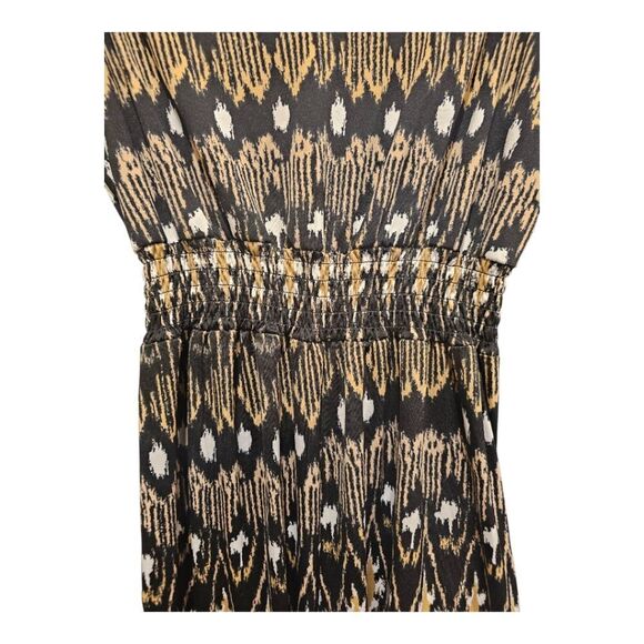 CATO Black and Gold Printed Jumpsuit - Size Large - Picture 7 of 10